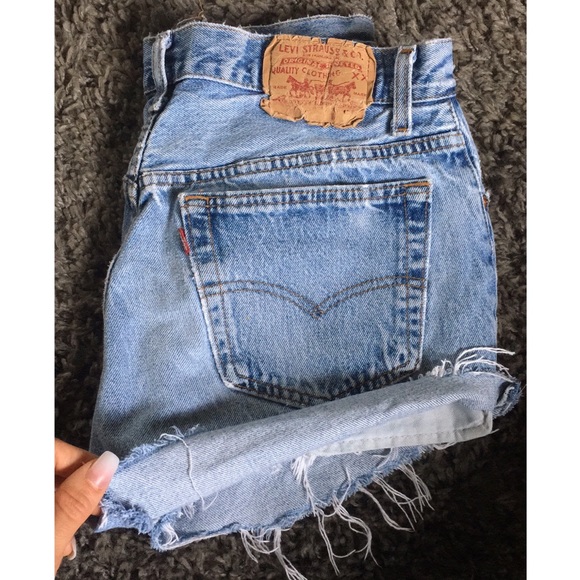 Levi's Denim - Levi vintage high waisted cut off shorts size 28